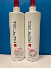 2 Paul Mitchell Flexible Style Fast Drying Sculpting Spray 16.9oz New Authentic