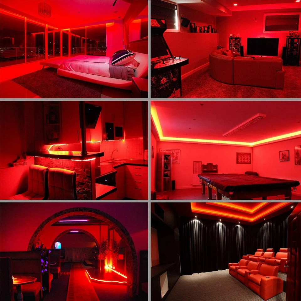 Solar LED Powered Fairy String Rope Strip Lights Waterproof Outdoor Garden Patio - Image 4 of 4