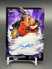 2024 Topps Finest- Finest Auto Purple Refractor Jackson Holliday 67/125 (AU, RC)