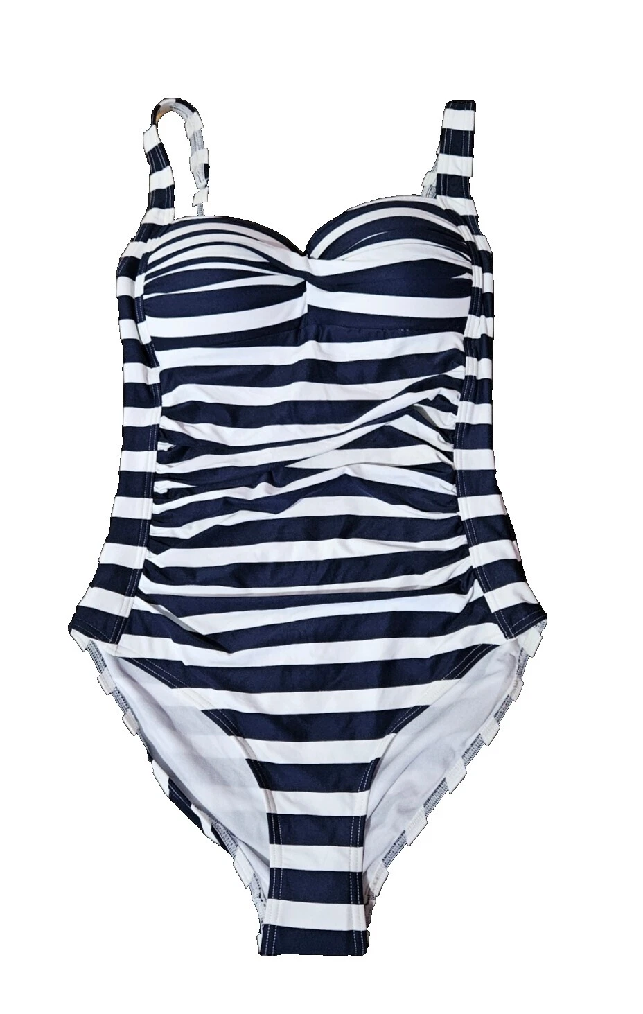 Traje de baño de una pieza a rayas de nylon para De mujer