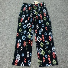 Antthony Originals Pants Womens Large Black Stretch Aztec Southwestern NWT