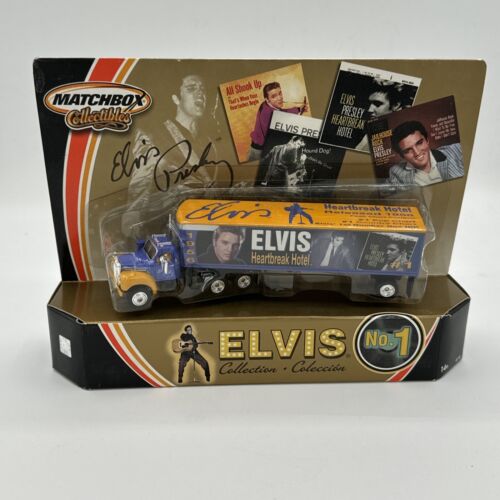 2002 Matchbox Elvis Presley przedmioty kolekcjonerskie 1956 Mack Truck Heartbreak Hotel - Zdjęcie 1 z 7