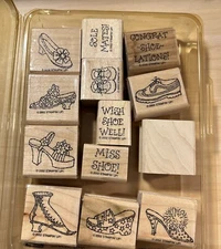 Stampin Up! 2002 New "Steppin in Style" Set of 13, Please See Pictures