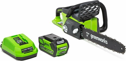 40V Cordless Chainsaw, 4.0 AH Battery 