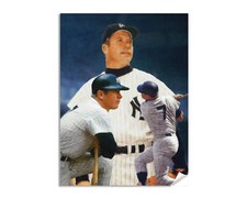 Mickey Mantle New York Yankees NY MLB Baseball Outfielder Art Print 3AM3