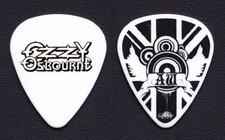 Ozzy Osbourne Adam Wakeman White Guitar Pick - 2010 Tour