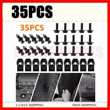 Body Bolts U-nut Clips Engine Cover Undertray Splash Shield Guard For Porsche M6