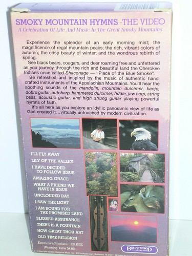 Smoky Mountain Hymns The Video VHS Christian Music Dulcimer Fiddle Dobro Banjo - Picture 2 of 5