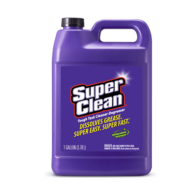 4 Pack Super Clean Tough Task Cleaner-Degreaser - 1 Gallon, 128 Fluid Ounces
