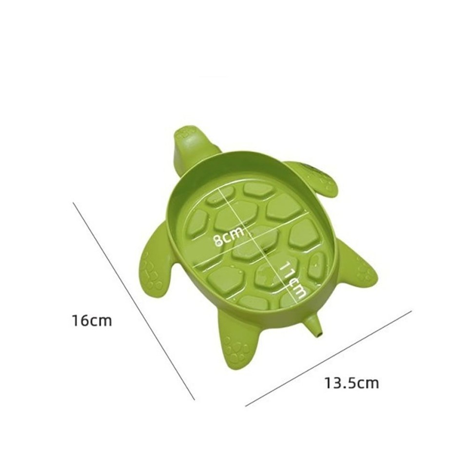 Green Soap Rack PP Material Soap Holders Cute Drain Soap Dish Bathroom