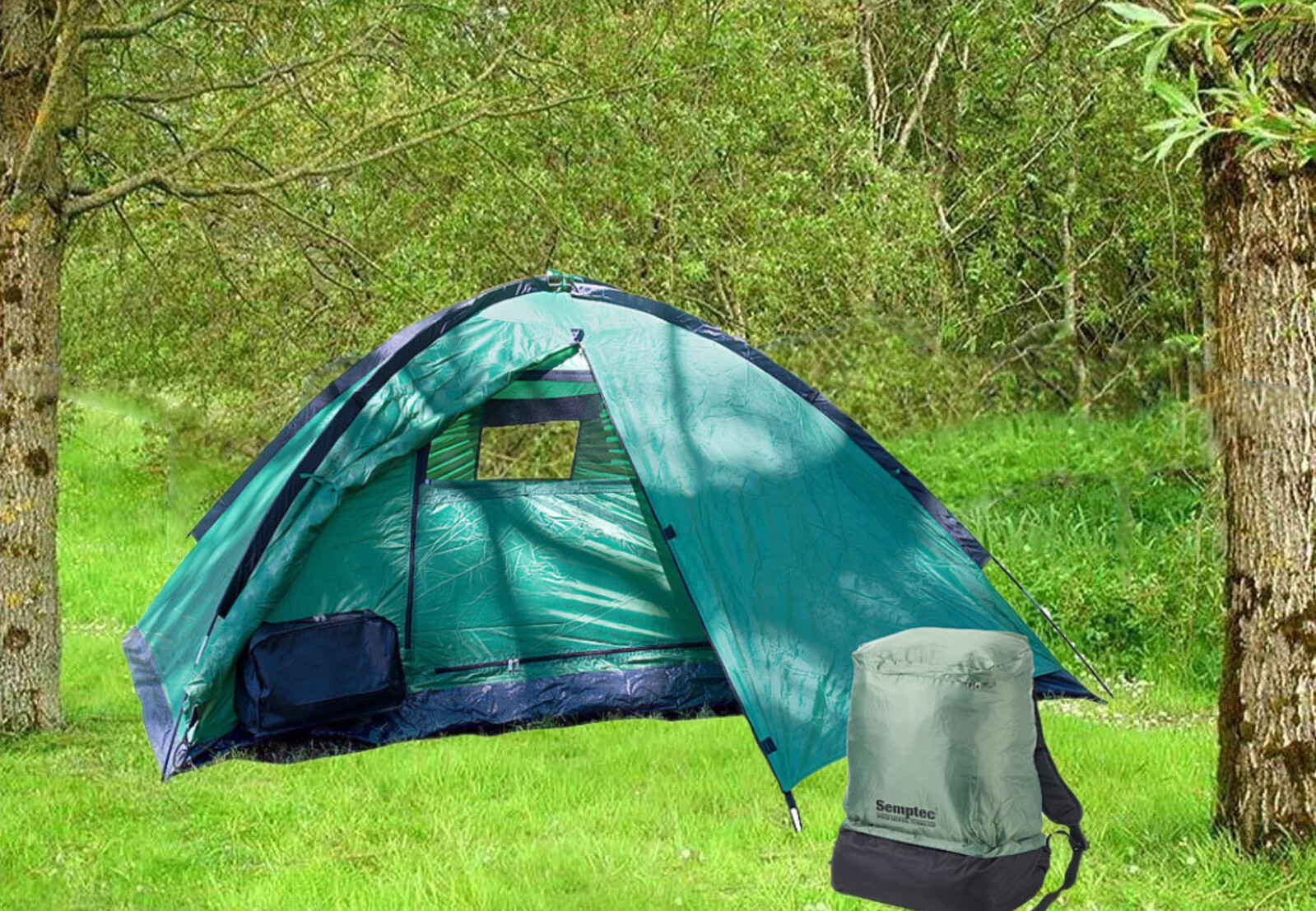 NUEVO 2 hombres cúpula tienda mochila tienda para tiendas de campaña vacaciones pesca al aire libre ligero