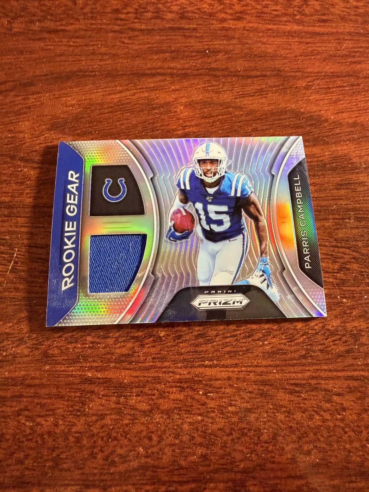 2019 Panini Prizm Rookie Gear Silver Prizm #RG-PC Parris Campbell