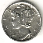 USA - 1943S - Mercury Dime - #795