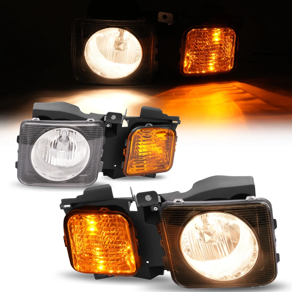 Faros HECASA lado conductor y pasajero para Hummer H3 deportivo utilitario 2006-2010 Foto 3 de 4
