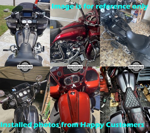 Billiard Red Tank Dash Console for Harley 2008+ Street Electra Road Ultra - Picture 11 of 11