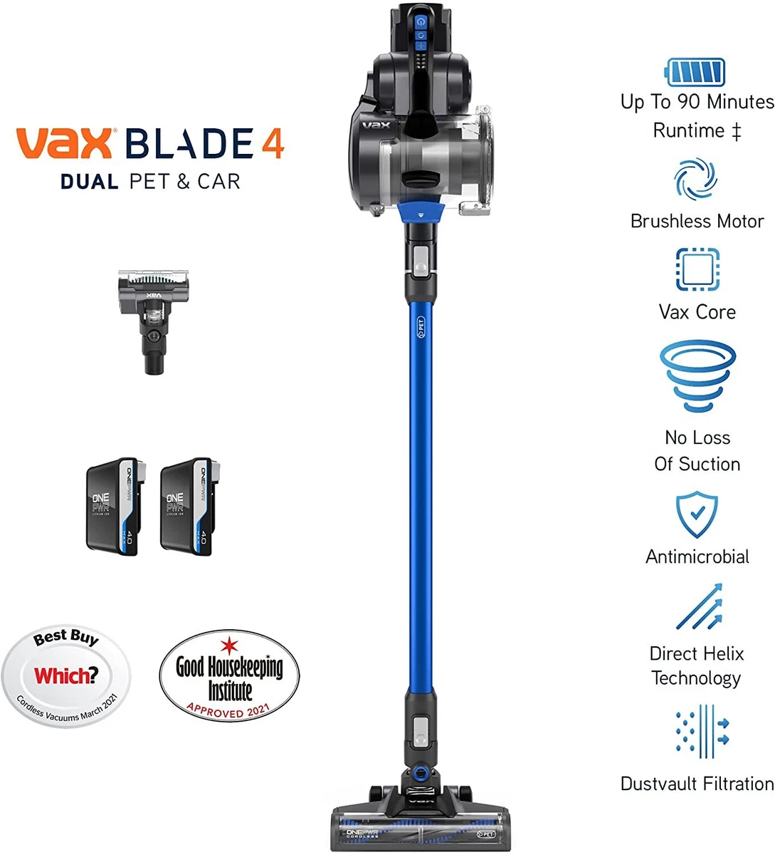 HOOVER ONEPWR Blade Max Hard Floor Cordless Stick Vacuum, 60 OFF
