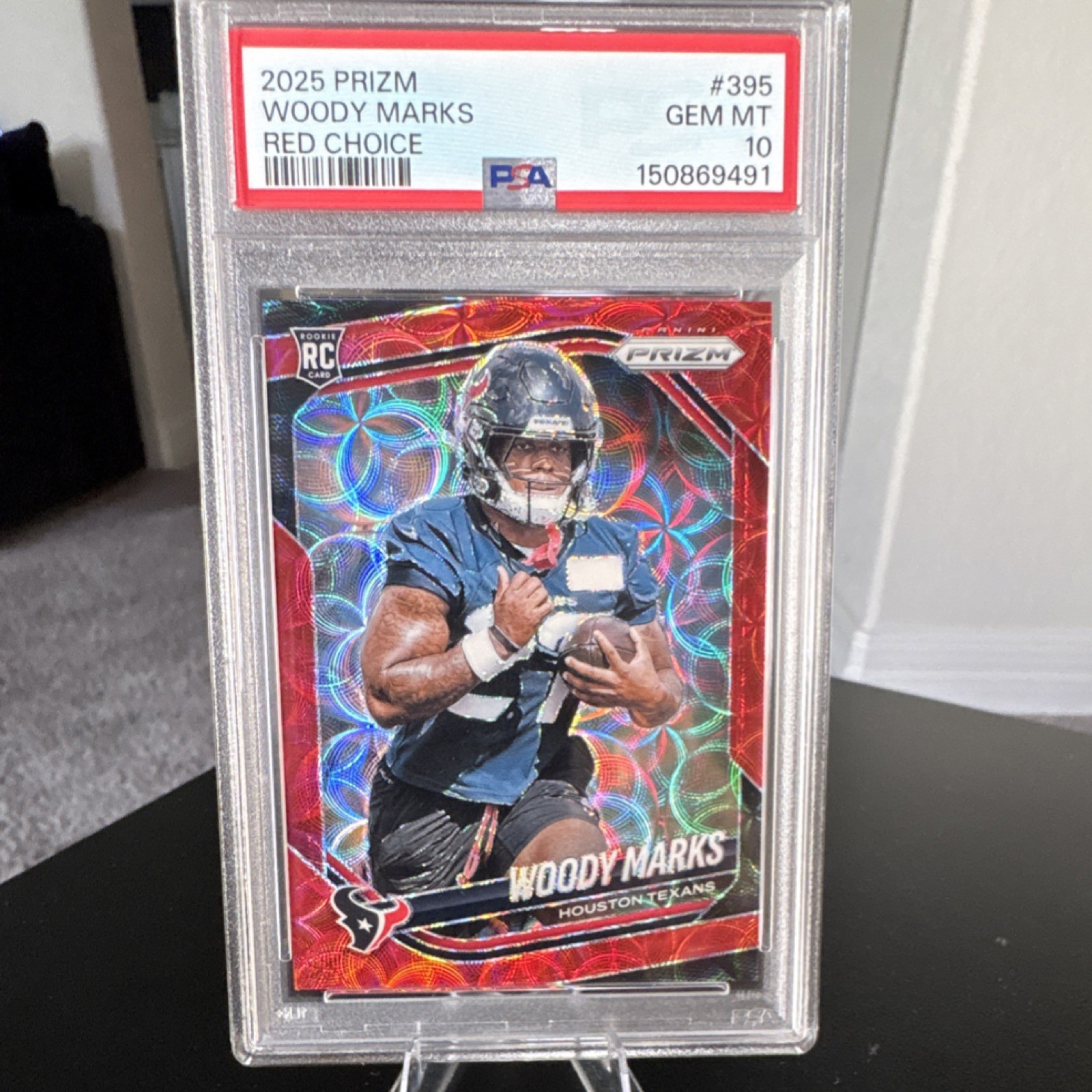 Woody Marks Panini Prizm #395 Red Choice
