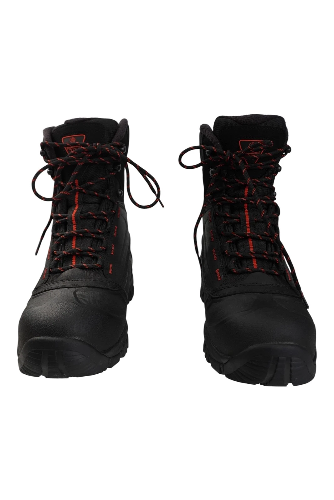 RefrigiWear PolarForce Waterproof Work Boots Men's 7M Black Red Lace-Up ASTM EH