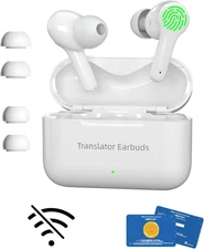 Translation Earbuds - 144 Languages, Offline Packs, Bluetooth Headphones
