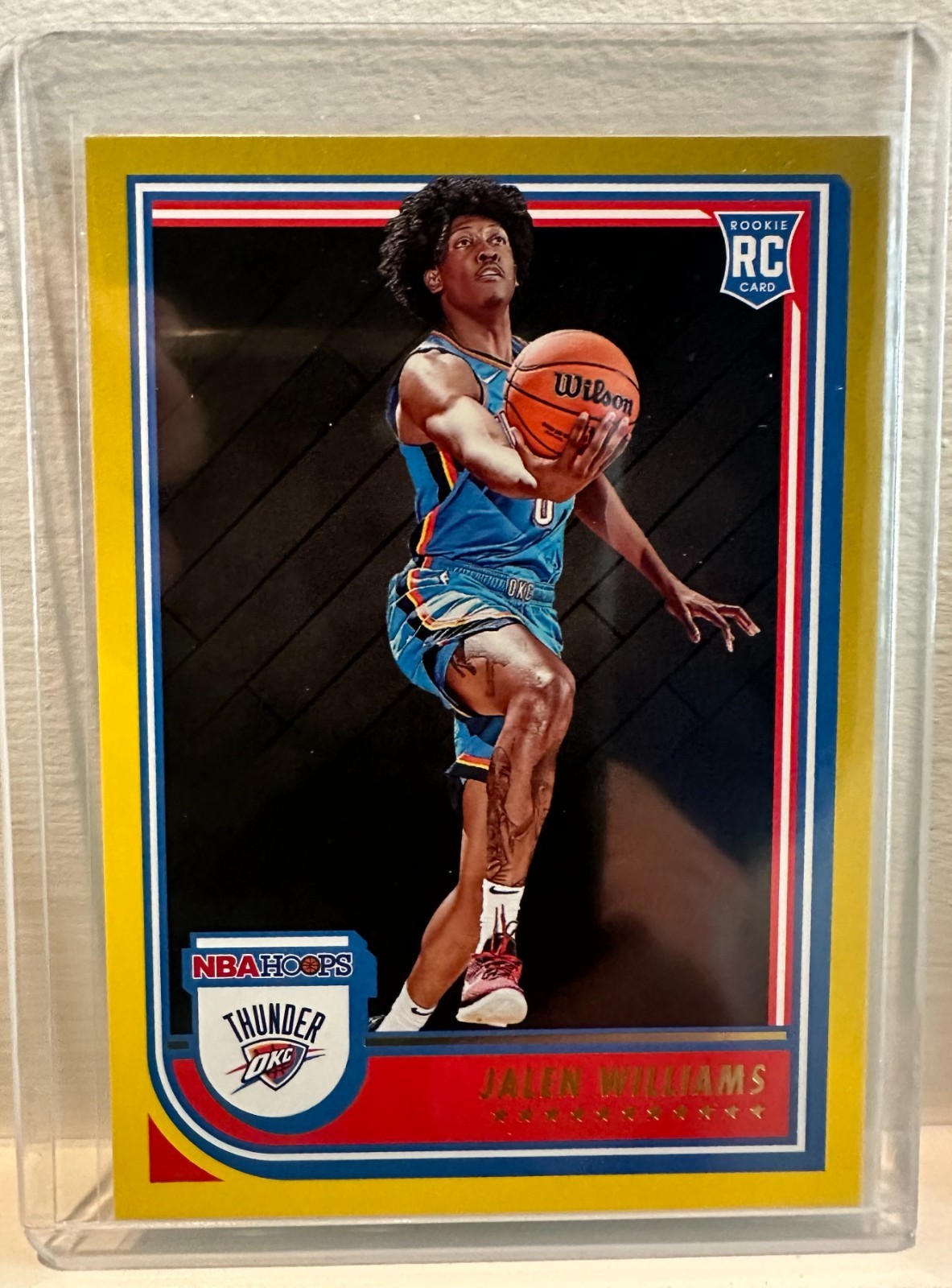 2022-23 Panini NBA Hoops - Rookies Jalen Williams #242 Yellow (RC)