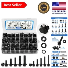 Comprehensive 280Pcs Flange Bolt Set M6-M10 - 10.9 Grade Alloy Steel Storage Kit
