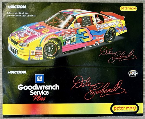 2000 Action 1:24 Diecast Dale Earnhardt #3 Peter Max /5004 *Box Only* - Picture 3 of 3