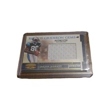 07 Dwayne Jerrett Rookie Gridiron Gems Jumbo Auth game worn jersey patch (RC)