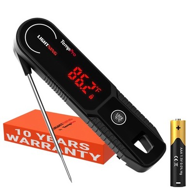 Lightning 1 Sec Instant Read Meat Thermometer, Kitchen Food Thermometer with ...