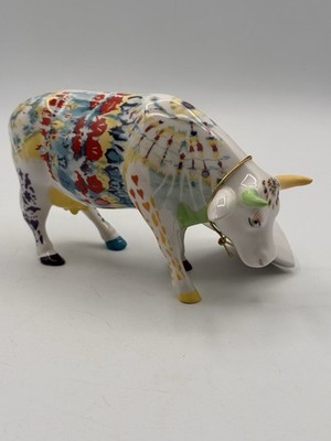 Cow Parade, Udderly Groovy Lady Belle Bennett Retired #9170 Westland