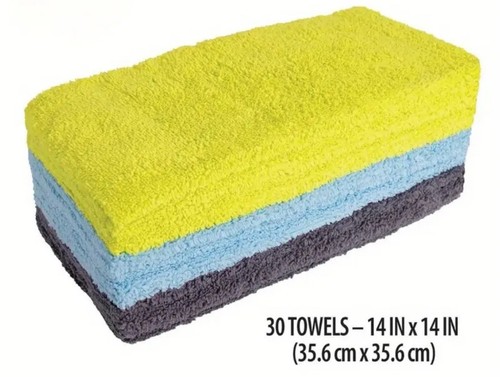 Auto DRIVE 30-Pack Multipurpose Microfiber Towels | Fast Ship! | Trusted Seller! - Picture 2 of 4