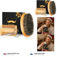 Mens Gift Set with Beard Brush Beard Comb,Christmas Mens Stocking Stuffers