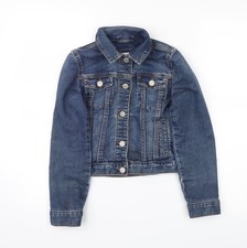 Girls UK Size M Gap Blue Gilet