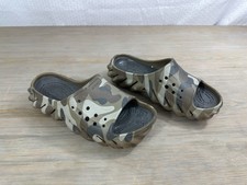 Crocs Echo Camo Redux Slides Men's 5 Women's 7 Unisex Slip On Shoes Sandals Read