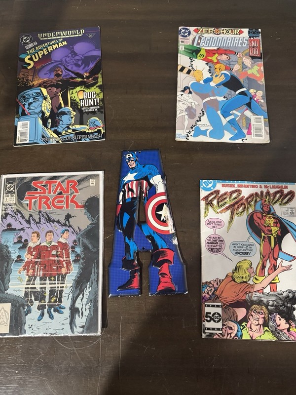 Star Trek DC Comics Issue #46 1989 Science Fiction Comic Book Lot ( 4 )