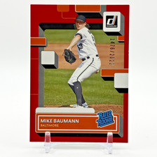 Mike Baumann 2022 Panini Donruss Rated Rookie #57 RC Red /2022 Orioles NM