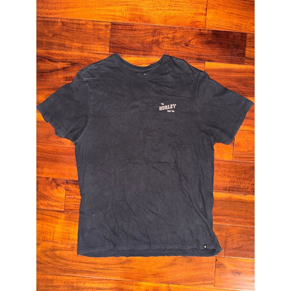 Hurley Surf Co Mens Graphic T-Shirt Black Large Dont Get Caught Slippin Surf Wax View 2