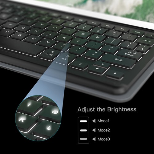 Keyboard With Smart Connector Case Stand For Pro 10.5 Black - 第 4/13 張圖片