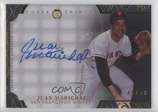 2015 Topps Tribute Auto Black 45/50 Juan Marichal #TA-JM Auto HOF 0b0