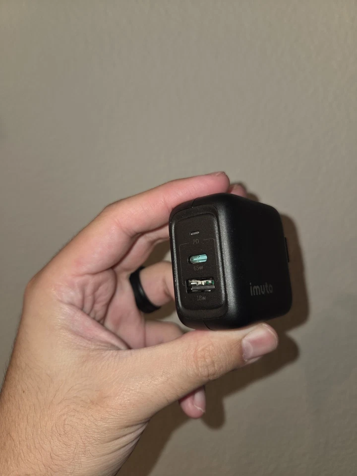 imuto Nano 65W GaN II PPS Fast Wall Charger USB C / 18W USB A - Image 3 of 3