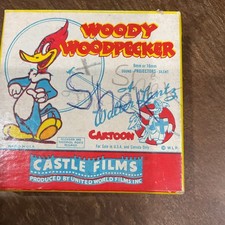 Castle Films Woody Woodpecker Color Cartoon 8mm Film Reel w/ Original Box