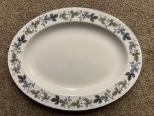 Royal Doulton Burgundy - Oval Serving Plate - TC1001 - English Made China