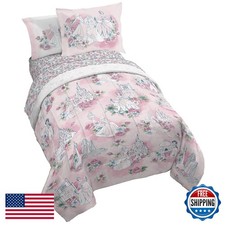 Disney Princess Full Size Comforter Set 7 Piece Pink