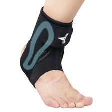 Ankle Brace with Side Stabilizers - Adjustable Support for Sprains  Pain LG