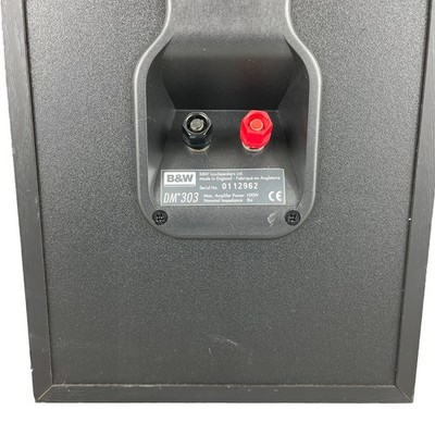 One Unit | B&W DM 303 Bookshelf Loud Speaker Black | No Grill | eBay