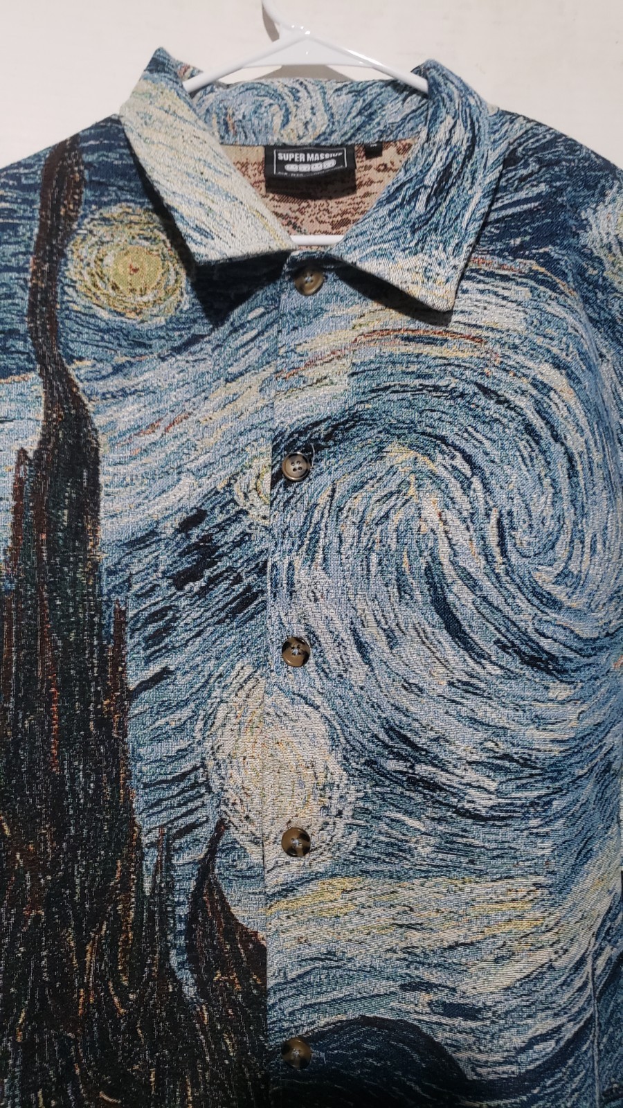 Super Massive Jacket Mens Medium Starry Night Pri… - image 5