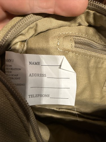 Vintage LL Bean Beige Canvas Leather Buckle Crossbody Shoulder Bag 13 x 3 x 9 in - Picture 11 of 19