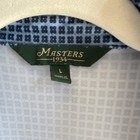 Berckmans Place Masters 1934 Men's Golf Polo Shirt L Blue/White Geometric — photo 3