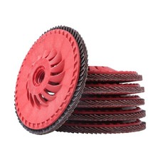 10 PCS 4-1/2" x 7/8" Flap Sanding Disc 80 Grit Type 29 Ceramic Grinding Wheel
