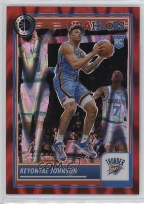 2023 NBA Hoops Premium Stock Red Seismic Prizm Keyontae Johnson Rookie RC 0s55