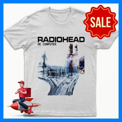 Radiohead Ok Computer 1997 Nigel Godrich T-Shirt WHITE289